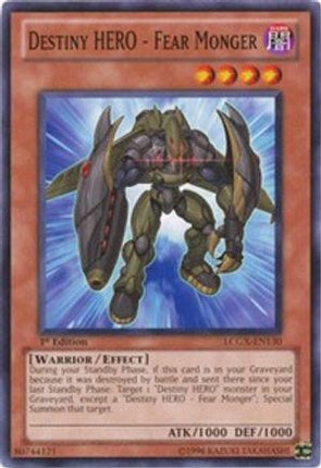 Destiny HERO - Fear Monger (Common / Short Print) [LCGX-EN130] Legendary Collection 2 1st Edition