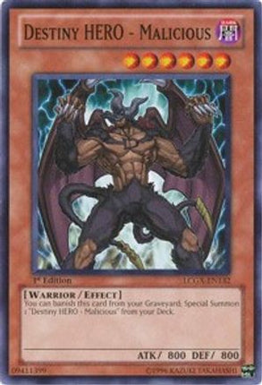 Destiny HERO - Malicious (Common / Short Print) [LCGX-EN132] Legendary Collection 2 1st Edition