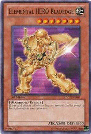 Elemental HERO Bladedge (Common / Short Print) [LCGX-EN013] Legendary Collection 2 1st Edition