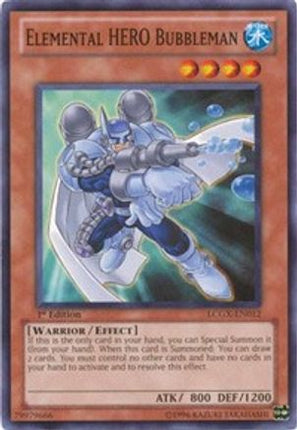 Elemental HERO Bubbleman (Common / Short Print) [LCGX-EN012] Legendary Collection 2 1st Edition