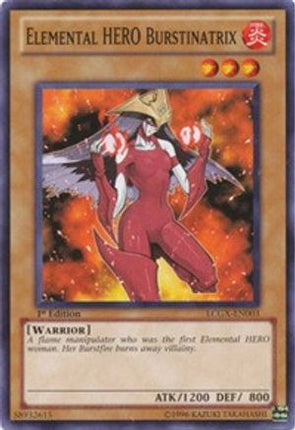 Elemental HERO Burstinatrix (Common / Short Print) [LCGX-EN003] Legendary Collection 2 1st Edition
