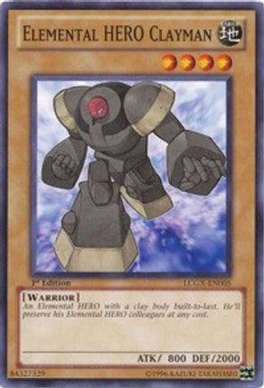 Elemental HERO Clayman (Common / Short Print) [LCGX-EN005] Legendary Collection 2 1st Edition