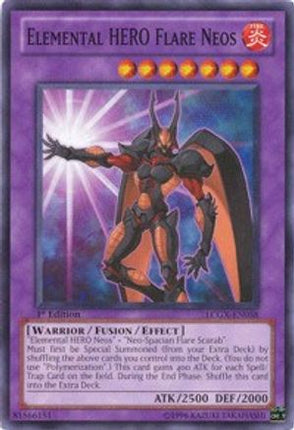 Elemental HERO Flare Neos (Common / Short Print) [LCGX-EN058] Legendary Collection 2 1st Edition
