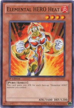 Elemental HERO Heat (Common / Short Print) [LCGX-EN037] Legendary Collection 2 1st Edition