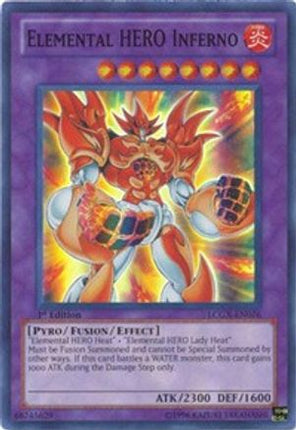 Elemental HERO Inferno (Super Rare) [LCGX-EN076] Legendary Collection 2 1st Edition