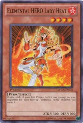 Elemental HERO Lady Heat (Common / Short Print) [LCGX-EN038] Legendary Collection 2 Unlimited
