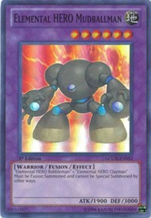 Elemental HERO Mudballman (Super Rare) [LCGX-EN053] Legendary Collection 2 1st Edition