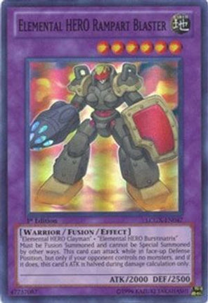 Elemental HERO Rampart Blaster (Super Rare) [LCGX-EN047] Legendary Collection 2 Unlimited