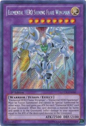 Elemental HERO Shining Flare Wingman (Secret Rare) [LCGX-EN050] Legendary Collection 2 Unlimited