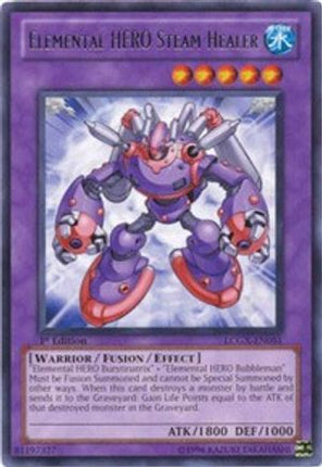 Elemental HERO Steam Healer (Rare) [LCGX-EN051] Legendary Collection 2 1st Edition