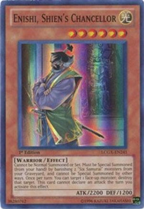 Enishi, Shien's Chancellor (Super Rare) [LCGX-EN241] Legendary Collection 2 1st Edition