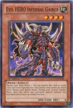 Evil HERO Infernal Gainer (Common / Short Print) [LCGX-EN030] Legendary Collection 2 1st Edition
