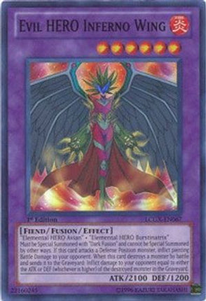 Evil HERO Inferno Wing (Super Rare) [LCGX-EN067] Legendary Collection 2 1st Edition