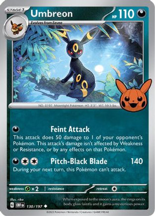 Umbreon 130- Trick or Trade BOOster Bundle 2024