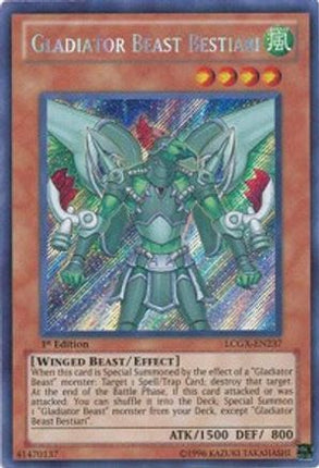 Gladiator Beast Bestiari (Secret Rare) [LCGX-EN237] Legendary Collection 2 1st Edition