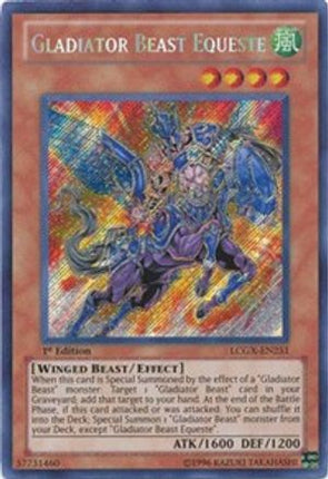 Gladiator Beast Equeste (Secret Rare) [LCGX-EN251] Legendary Collection 2 Unlimited