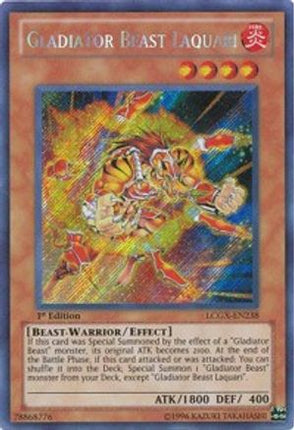 Gladiator Beast Laquari (Secret Rare) [LCGX-EN238] Legendary Collection 2 Unlimited