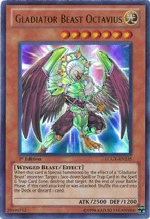 Gladiator Beast Octavius (Ultra Rare) [LCGX-EN235] Legendary Collection 2 1st Edition