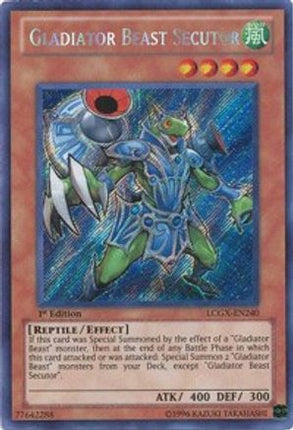 Gladiator Beast Secutor (Secret Rare) [LCGX-EN240] Legendary Collection 2 1st Edition