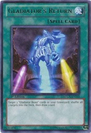 Gladiator's Return (Rare) [LCGX-EN255] Legendary Collection 2 1st Edition