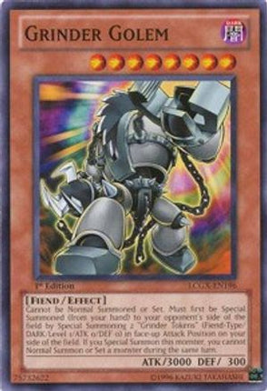 Grinder Golem (Common / Short Print) [LCGX-EN196] Legendary Collection 2 1st Edition