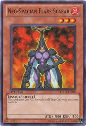 Neo-Spacian Flare Scarab (Common / Short Print) [LCGX-EN018] Legendary Collection 2 Unlimited