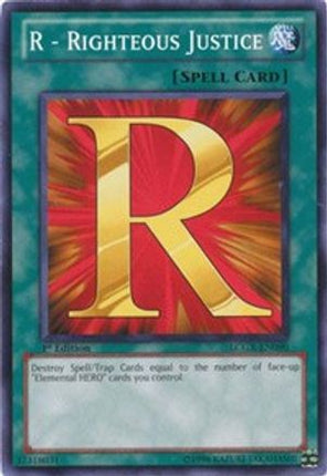 R - Righteous Justice (Common / Short Print) [LCGX-EN090] Legendary Collection 2 Unlimited
