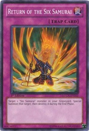 Return of the Six Samurai (Common / Short Print) [LCGX-EN262] Legendary Collection 2 Unlimited