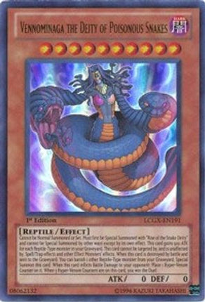 Vennominaga the Deity of Poisonous Snakes (Ultra Rare) [LCGX-EN191] Legendary Collection 2 1st Edition