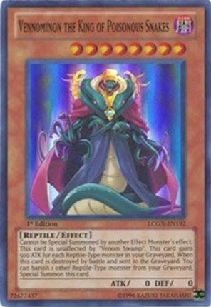 Vennominon the King of Poisonous Snakes (Super Rare) [LCGX-EN192] Legendary Collection 2 1st Edition