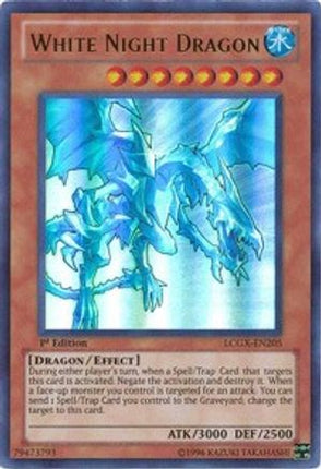 White Night Dragon (Ultra Rare) [LCGX-EN205] Legendary Collection 2 1st Edition