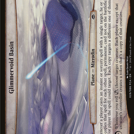 Glimmervoid Basin [Planechase Anthology Planes]