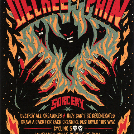 Decree of Pain (Borderless) [Secret Lair Drop]