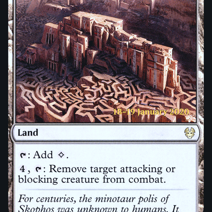 Labyrinth of Skophos [Theros Beyond Death Promos] Prerelease Foil