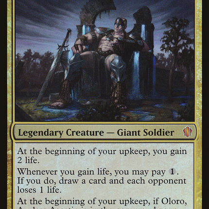 Oloro, Ageless Ascetic [Commander 2013 Oversized] Foil