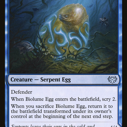 Biolume Egg // Biolume Serpent [Innistrad: Crimson Vow]