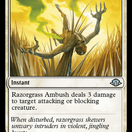 Razorgrass Ambush // Razorgrass Field [Modern Horizons 3] Foil
