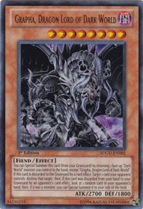 Grapha, Dragon Lord of Dark World (Ultra Rare) [SDGU-EN001] Structure Deck: Gates of the Underworld Unlimited