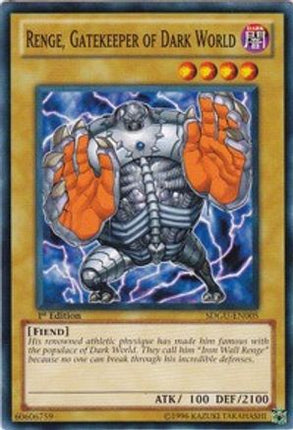 Renge, Gatekeeper of Dark World (Common / Short Print) [SDGU-EN005] Structure Deck: Gates of the Underworld Unlimited