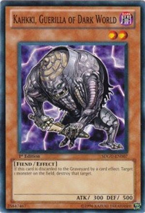 Kahkki, Guerilla of Dark World (Common / Short Print) [SDGU-EN007] Structure Deck: Gates of the Underworld Unlimited