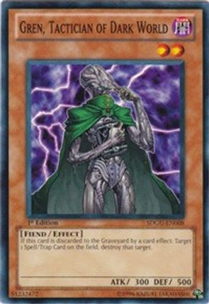 Gren, Tactician of Dark World (Common / Short Print) [SDGU-EN008] Structure Deck: Gates of the Underworld Unlimited