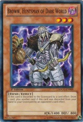 Broww, Huntsman of Dark World (Common / Short Print) [SDGU-EN009] Structure Deck: Gates of the Underworld Unlimited