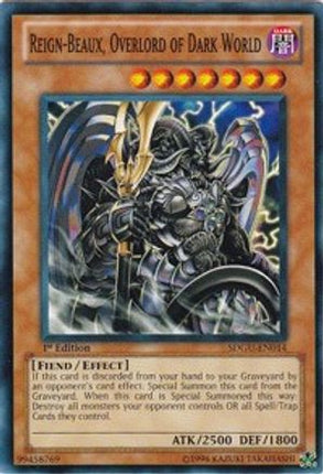 Reign-Beaux, Overlord of Dark World (Common / Short Print) [SDGU-EN014] Structure Deck: Gates of the Underworld 1st Edition