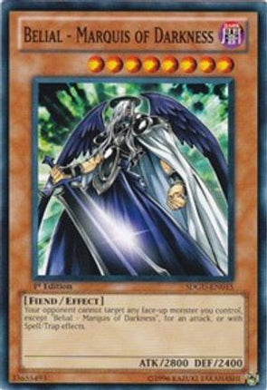 Belial - Marquis of Darkness (Common / Short Print) [SDGU-EN015] Structure Deck: Gates of the Underworld 1st Edition