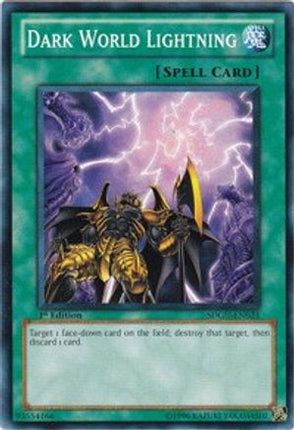 Dark World Lightning (Common / Short Print) [SDGU-EN024] Structure Deck: Gates of the Underworld Unlimited