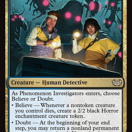 Phenomenon Investigators [Duskmourn: House of Horror Commander] Foil