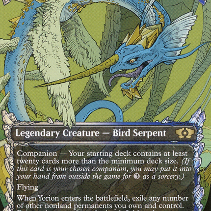Yorion, Sky Nomad (Showcase) (Borderless) [Multiverse Legends]