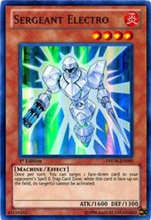 Sergeant Electro (Ultra Rare) [PHSW-EN090] 1st Edition