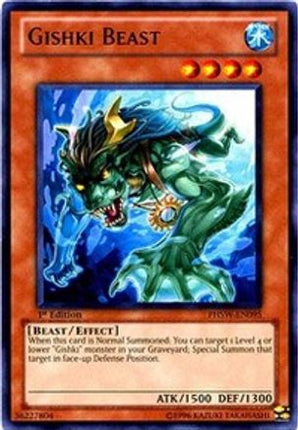 Gishki Beast (Rare) [PHSW-EN095] 1st Edition