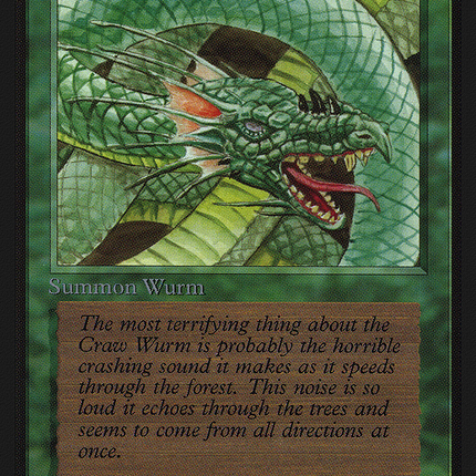 Craw Wurm [Intl. Collectors' Edition]